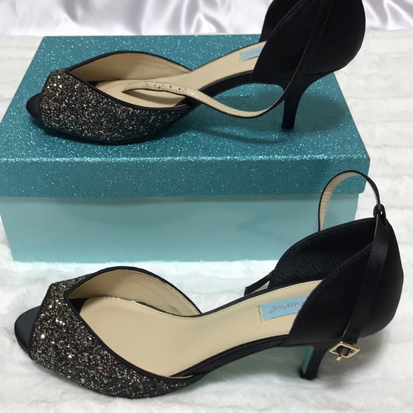 Black Glitter sandals - Picture 2 of 4